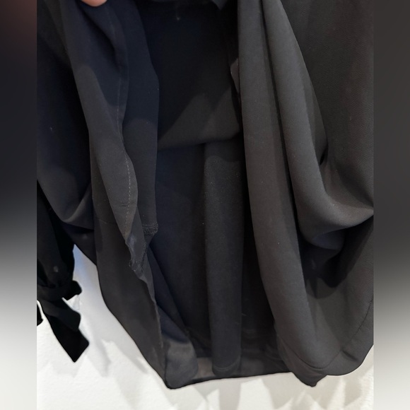 Lulus Unspoken Love Black Tie-Sleeve Shift Dress - Picture 5 of 9